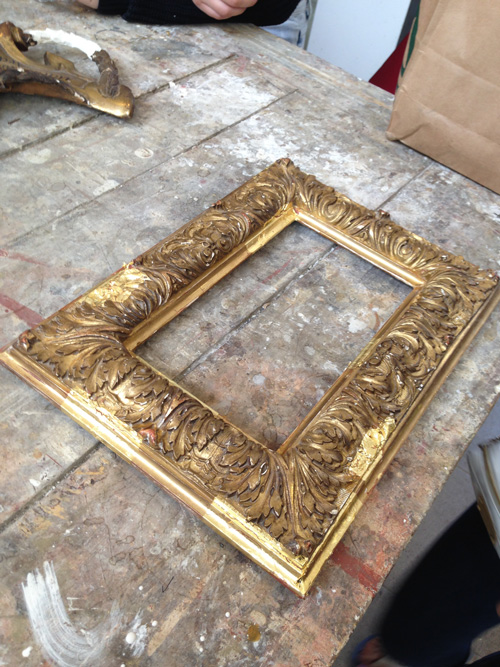 Parisian crafts - gold frame