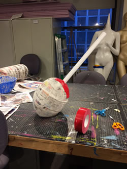 giant blowpop with stick