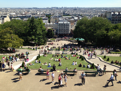Montmartre view from the top