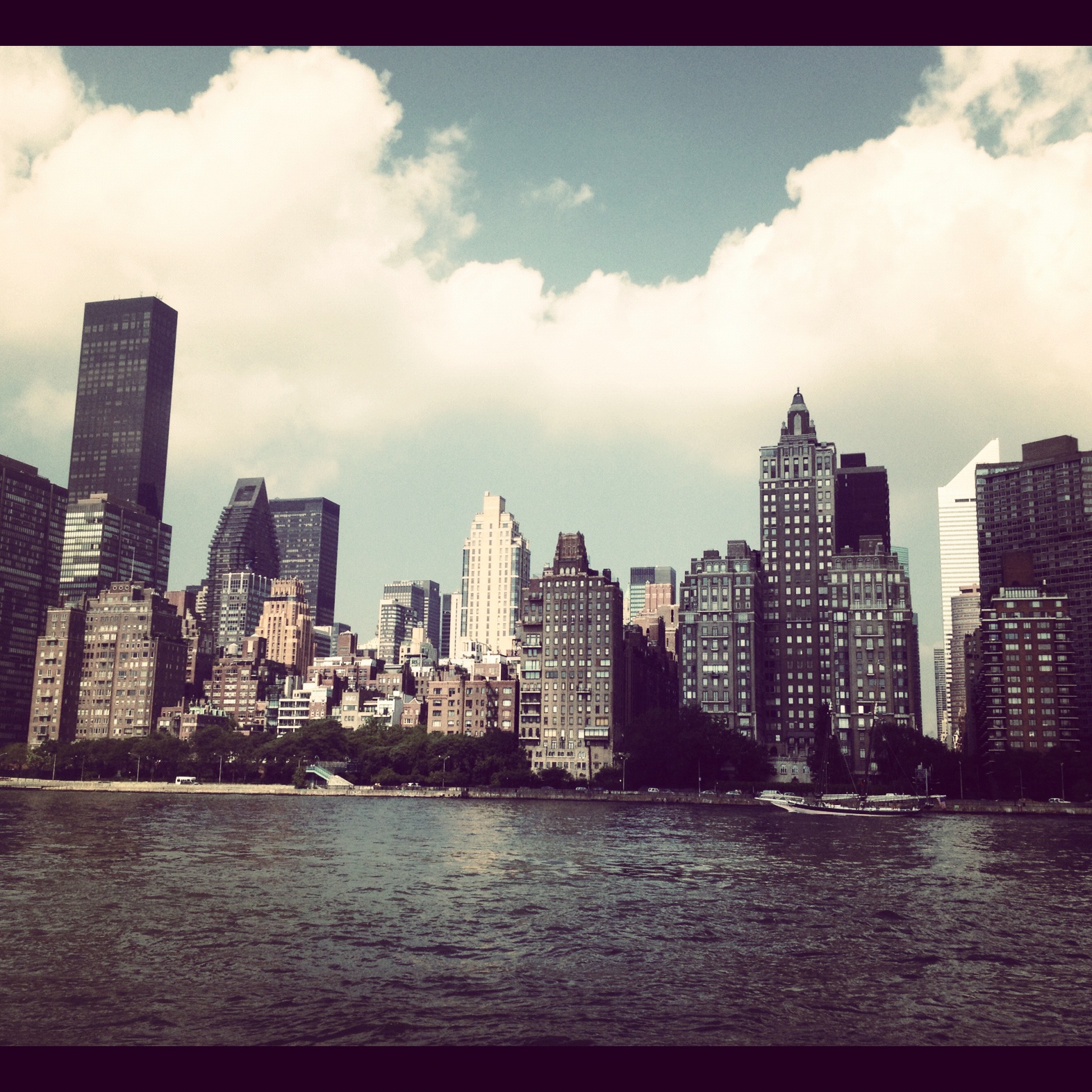 The view from Roosevelt Island