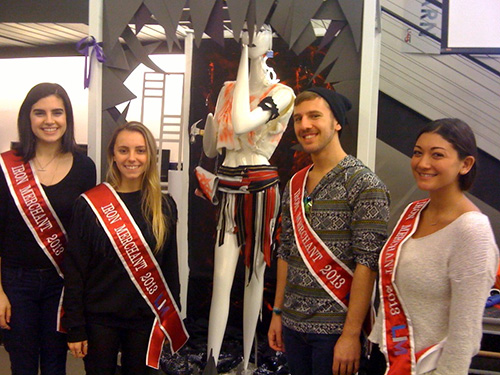 Iron Merchant visual merchandising competition - purple team