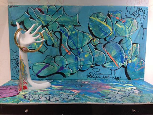 Erin Meade - graffiti jewelry