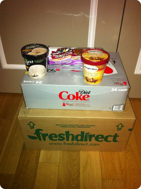 A Fresh Direct delivery