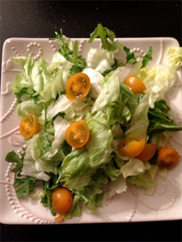 Make your own salad instead of eating out
