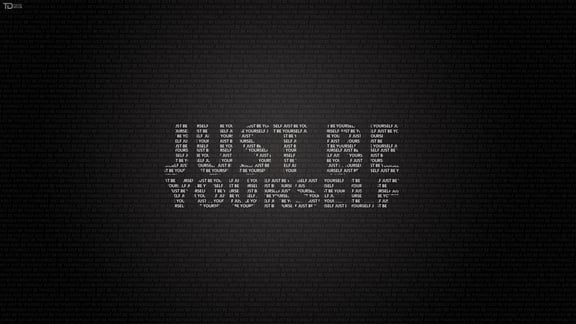 just be yourself