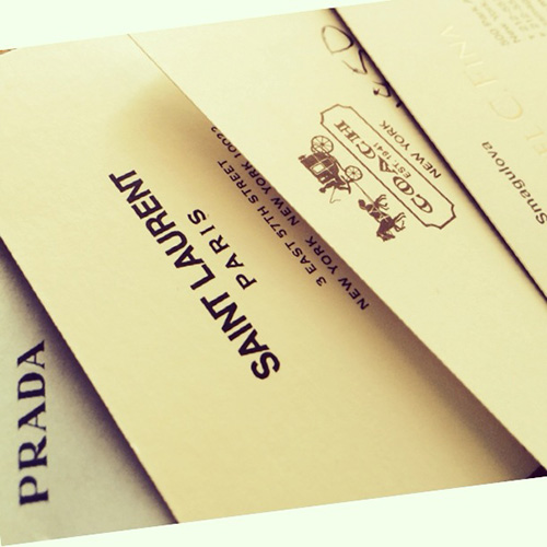 Saint Laurent Paris card