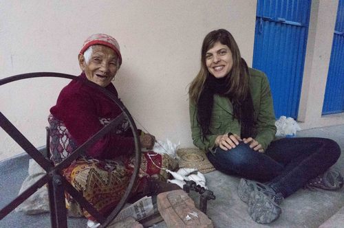 Susan_Easton_with_Tibetan_Artisan