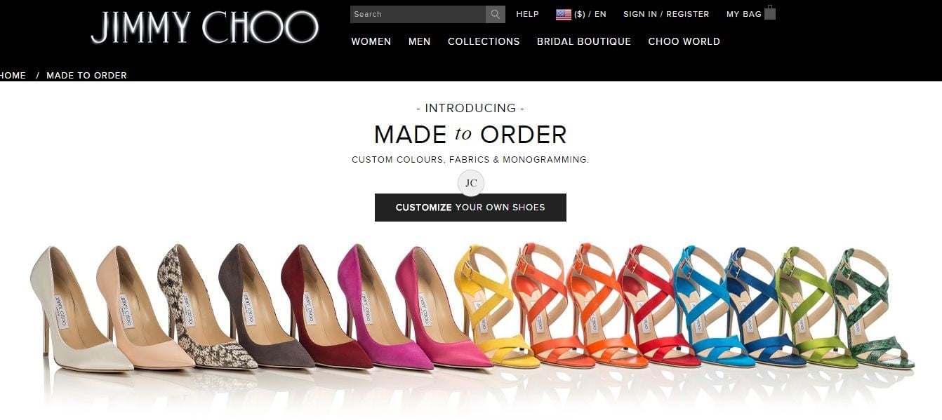 jimmy choo website